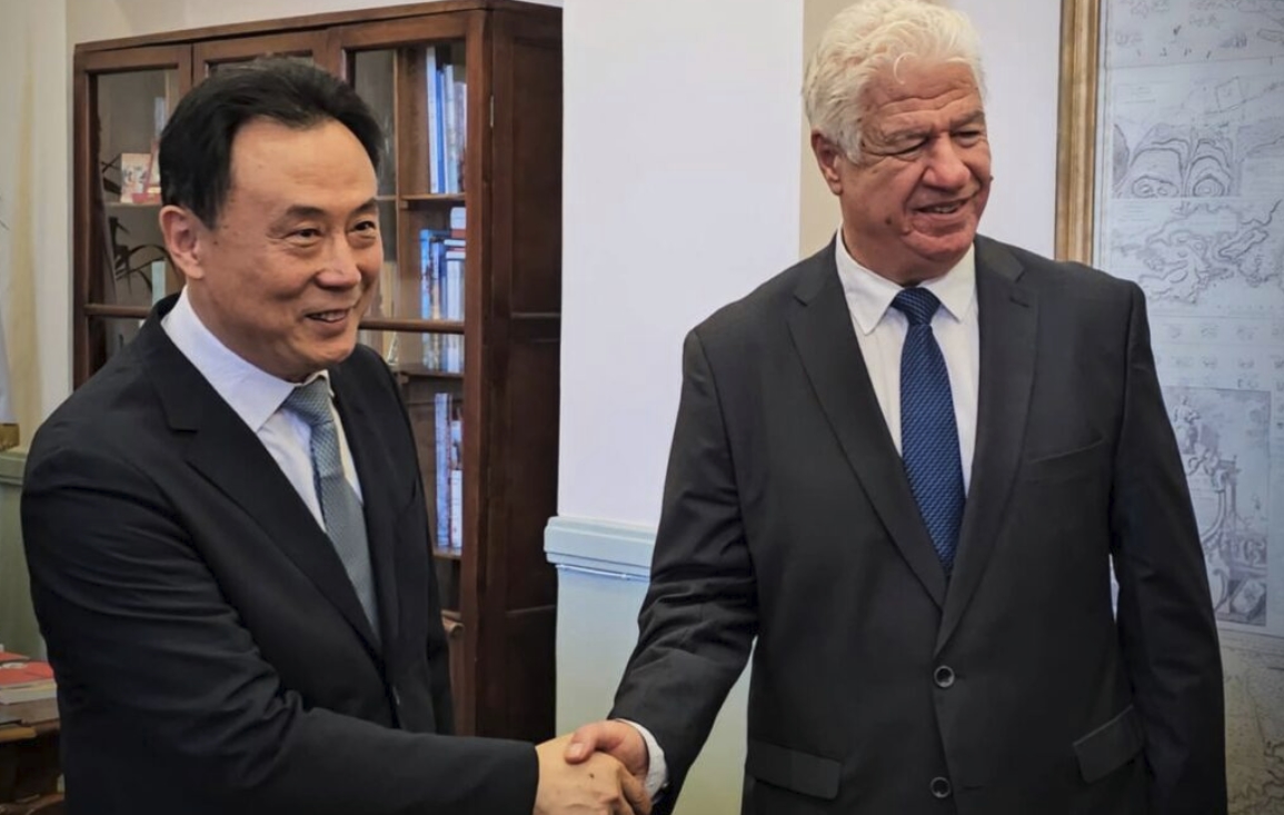 Συνάντηση του Περιφερειάρχη Ιονίων Νήσων, Γιάννη Τρεπεκλή, με αντιπροσωπεία της κινεζικής πόλης Ταϊάν