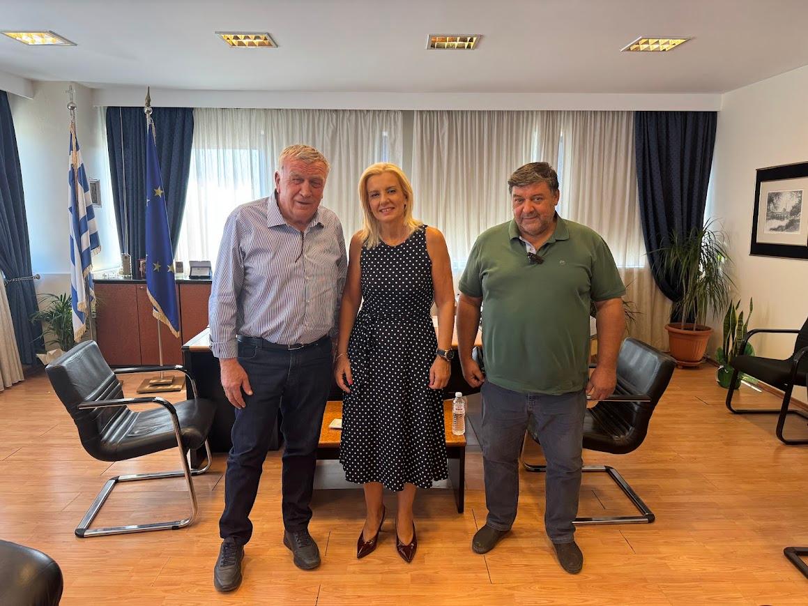 Επίσκεψη Δημάρχου Κιλελέρ στην νέα Γραμματέα Αποκεντρωμένης Διοίκησης