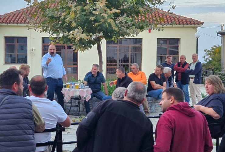 Χρ. Τριαντόπουλος: Συναντήσεις με καστανοπαραγωγούς του Πηλίου για το πρόβλημα της φετινής παραγωγής