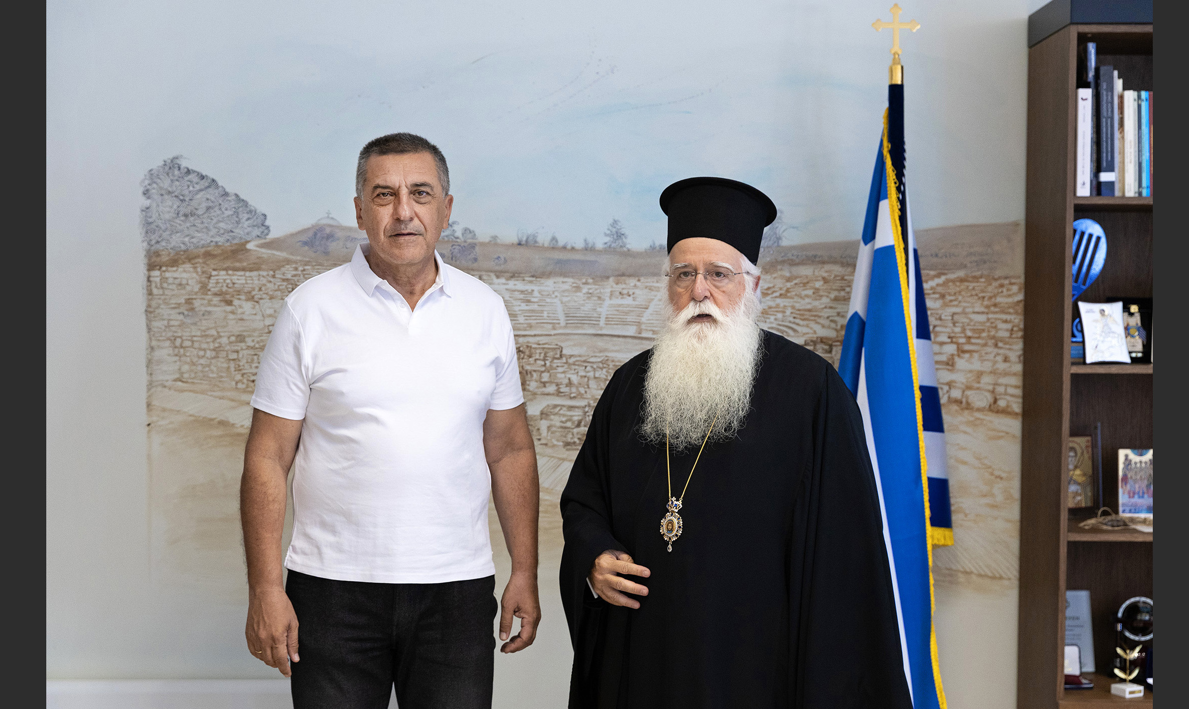 Συνάντηση Περιφερειάρχη Δημήτρη Κουρέτα με Μητροπολίτη Δημητριάδος κ. Ιγνάτιο