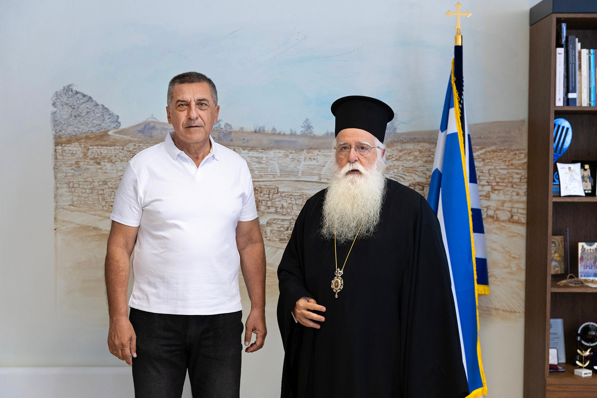 Κοινές δράσεις Περιφέρειας-Μητρόπολης: Συνάντηση Δ. Κουρέτα με Μητροπολίτη κ. Ιγνάτιο