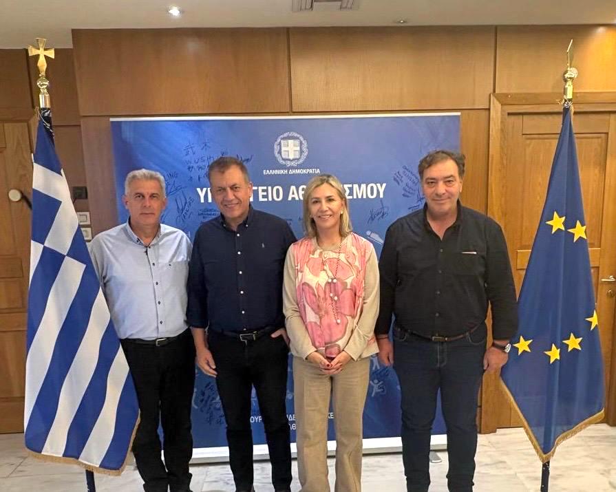 Γ. Βρούτσης σε Ζ. Μακρή: 980.000 € για κλειστό γυμναστήριο Αργαλαστής – Ολοκλήρωση διαδικασιών για την Άνω Γατζέα