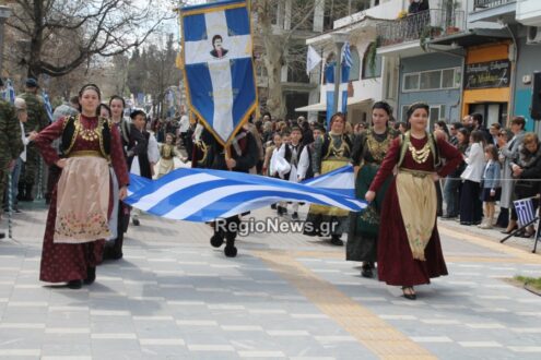 Φωτο-ρεπορτάζ από τους εορτασμούς της 25ης Μαρτίου στο Βελεστίνο