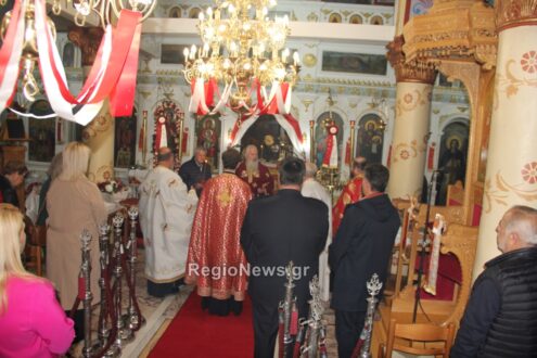 Βίντεο και φωτογραφίες από τον Πανηγυρικό Εσπερινό στον Άγιο Γεώργιο Φερών