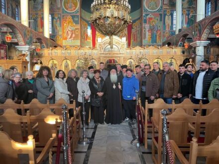 Επίσκεψη του Σεβασμιωτάτου στον Ιερό Ναό Αγίου Κωνσταντίνου Βελεστίνου