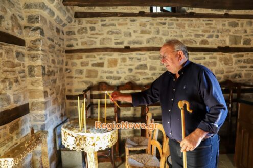 Στην Ιερά Μονή Αγίου Νικολάου Περιβολίου με τον Στέργιο Τσιλινή